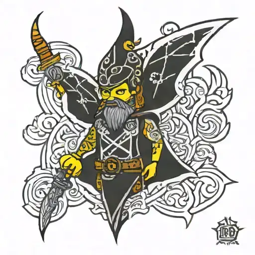 Lego minifig tattoo design idea