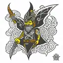 Lego minifig tattoo design idea