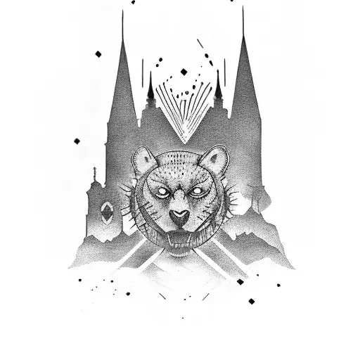 amor fati tattoo with old london font tattoo design idea