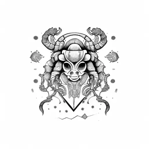 Scorpio and aries match tattoo design idea