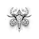 Scorpio and aries match tattoo design idea