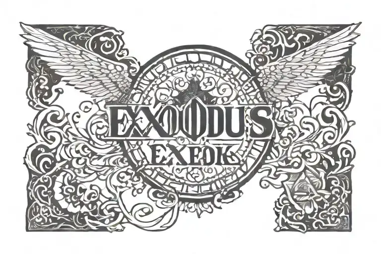 Exodus 20:13 tattoo design idea