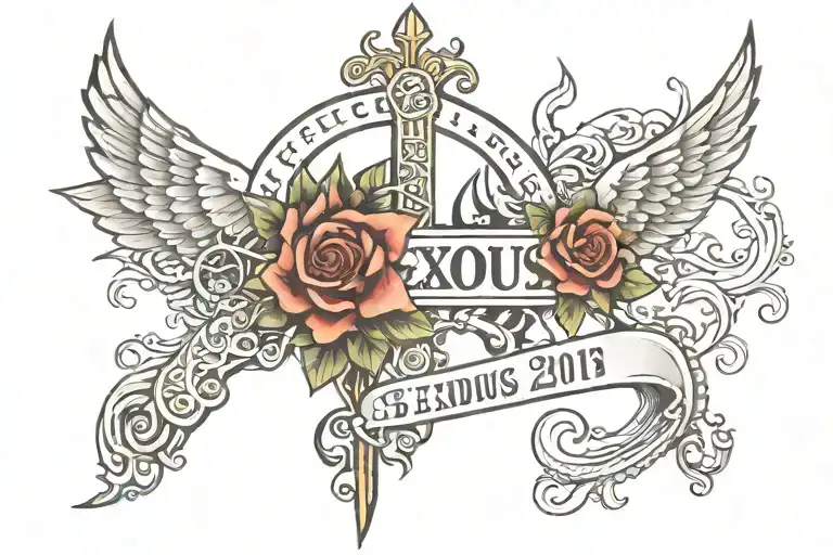 Exodus 20:13 tattoo design idea