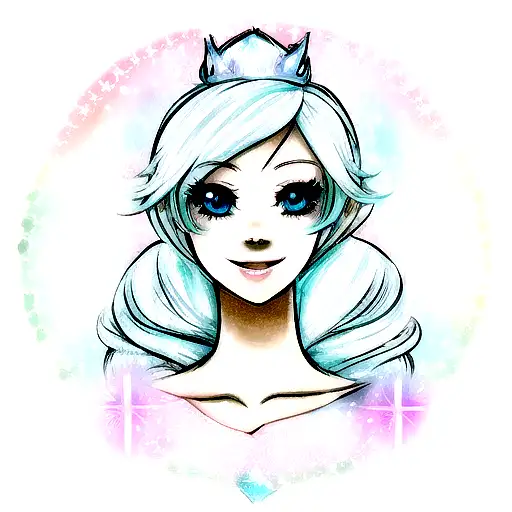 elsa rosalina tattoo design idea