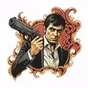 scarface tattoo design idea