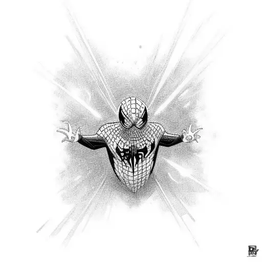 Miles morales  tattoo design idea