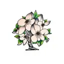 dogwood tree  tattoo design idea
