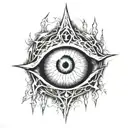 eye of Sauron Lord of the Rings.  tattoo design idea