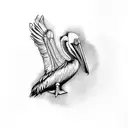 pelican tattoo design idea