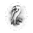 pelican tattoo design idea