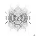 Infinity Symbol tattoo design idea