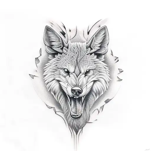 Hirsch . tattoo design idea