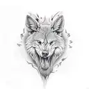 Hirsch . tattoo design idea