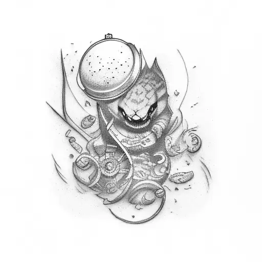 trader tattoo design idea