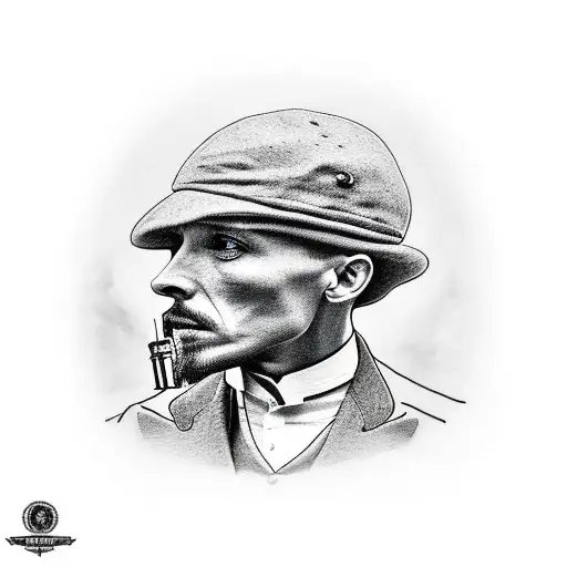 peaky blinders tattoo design idea