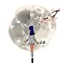 Moon tattoo design idea