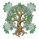 Celtic tree of life tattoo design idea