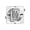 dice with playing cards tattoo design idea