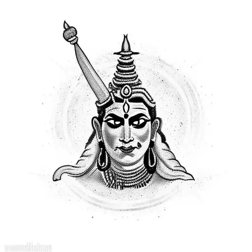 Mahadev tattoo design idea