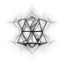 Rubik's cube tattoo design idea