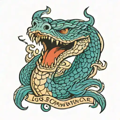 Jörmungandr tattoo design idea