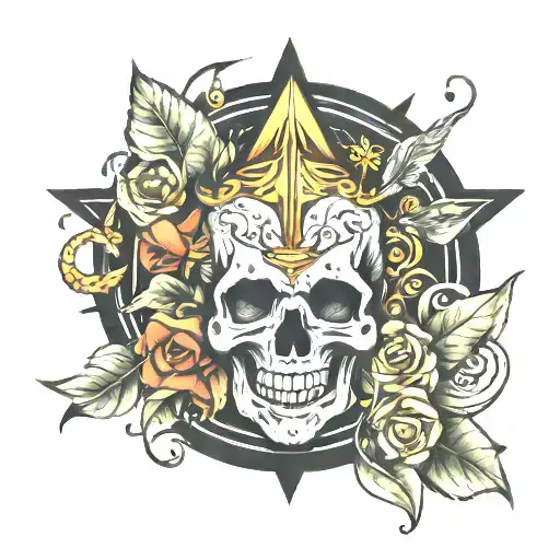win or die tattoo design idea