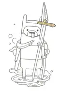 Finns Sword from Adventure Time tattoo design idea