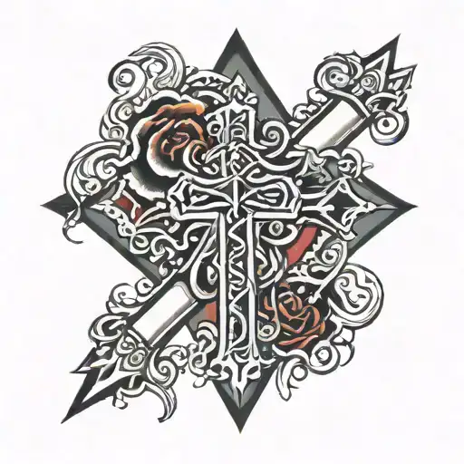 Cruz 1976 written tattoo design idea