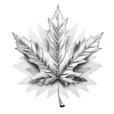 Maple Leaf tattoo design idea