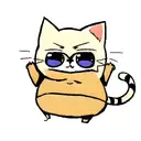 big fat cat tattoo design idea