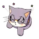 big fat cat tattoo design idea