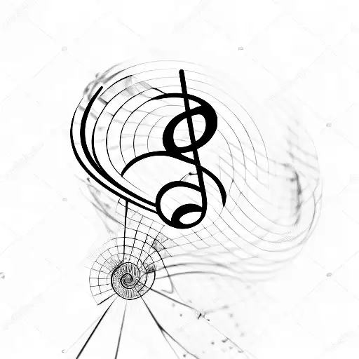 An "Estranged" writing with a music player and the number 7:31 tattoo design idea