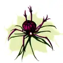 spider lilly  tattoo design idea