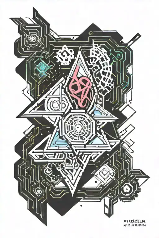 Angelica tattoo design idea