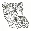 cheetah print pattern  tattoo design idea