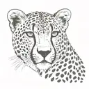 cheetah print pattern  tattoo design idea