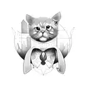 frustrated child tattoo design idea