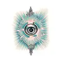 Evil Eye tattoo design idea