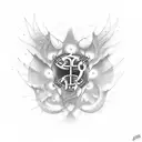 cruz filipenses 4:13 tattoo design idea