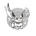Pokemon Eevee and All evolutions tattoo design idea