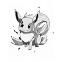 Pokemon Eevee and All evolutions tattoo design idea