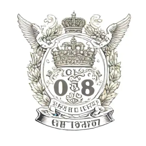 birth year 1997 in ol englsih tattoo design idea