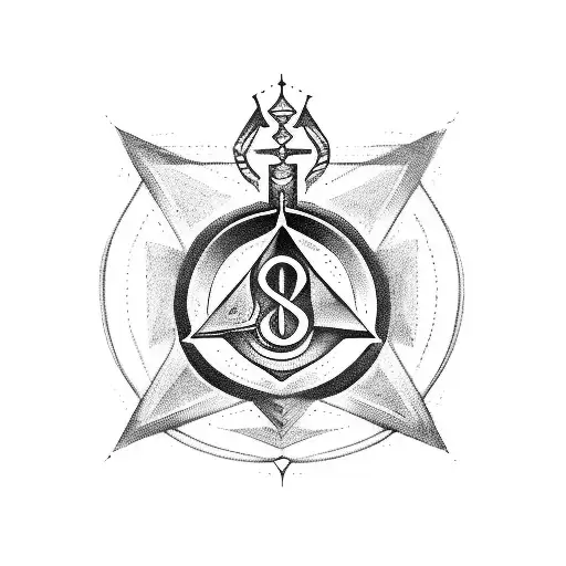 Secret Society Emblem tattoo design idea