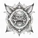 validation=drug tattoo design idea