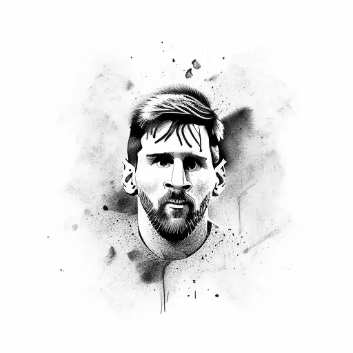 messi tattoo design idea