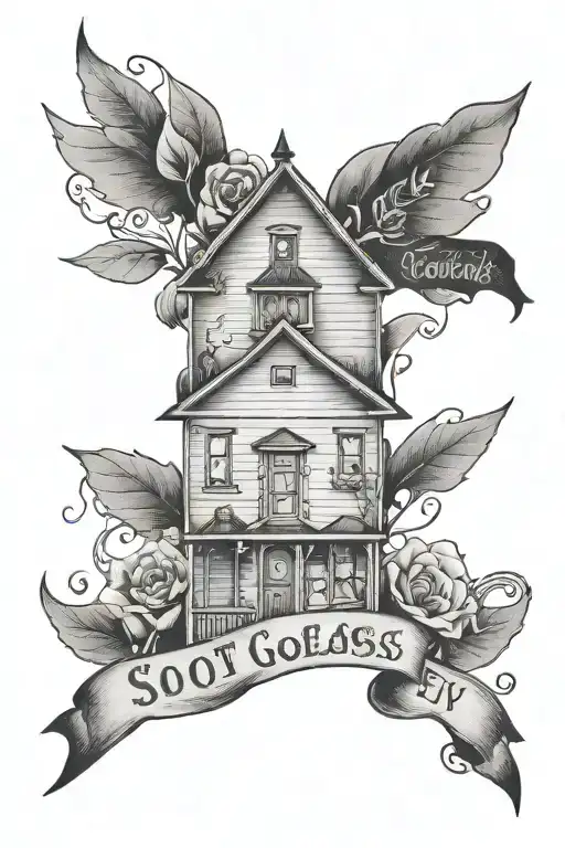 A tattoo inspired by Kurt Vonnegut's 'Slaughterhouse Five' featuring a Tralfamadorian and the words "So it goes" tattoo design idea