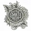 shweta name tattoo design idea