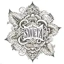 shweta name tattoo design idea
