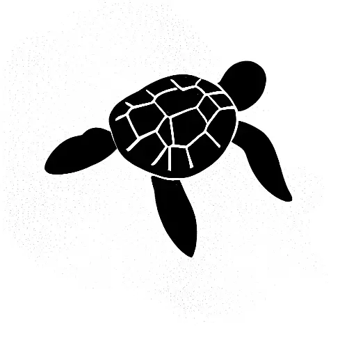 Turtle tattoo design idea