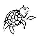 Turtle tattoo design idea